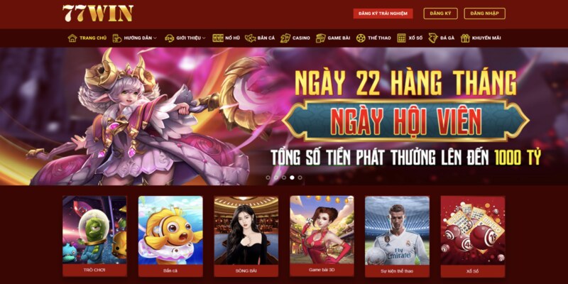 Khuyến mãi 77win dành cho thành viên VIP